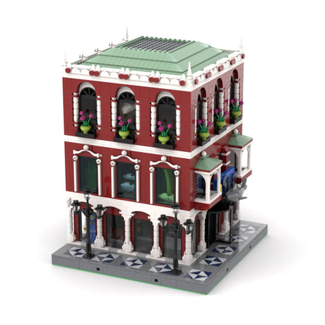 MOC - 65384 iSea Aquarium & Dive Center Palace Venice Klemmbausteine - LesDiy - Klemmbausteine