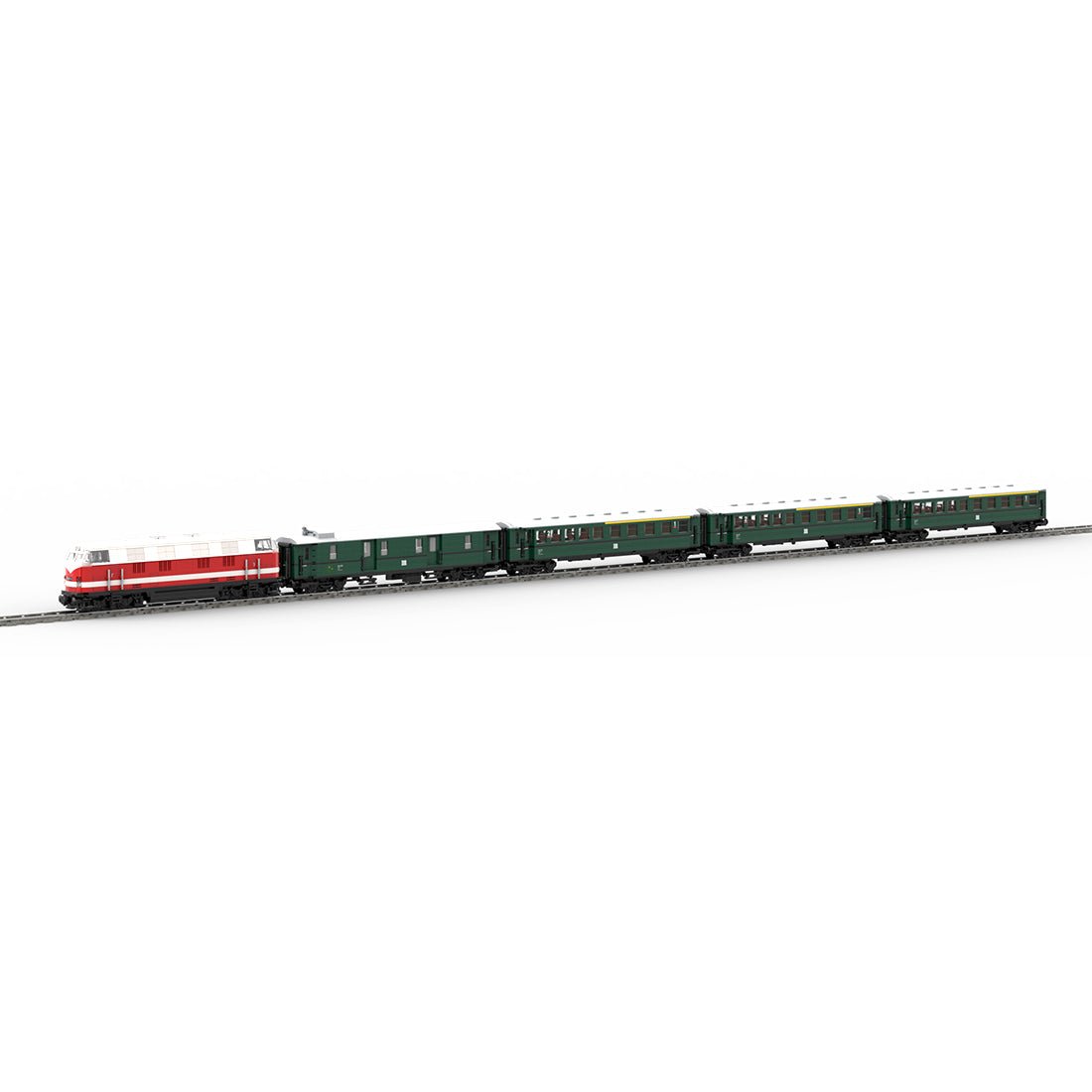 MOC - 68729+MOC - 183352+MOC - 183351 BR118 Train Klemmbuateine - LesDiy - Klemmbausteine
