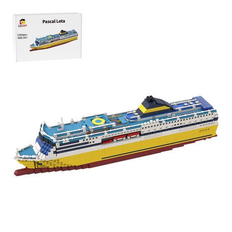 MOC - 69159 Lota Bausteinboot Klemmbausteine - LesDiy - Klemmbausteine