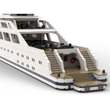 MOC - 69299 Luxury Yacht Model Small Particles - LesDiy - Klemmbausteine