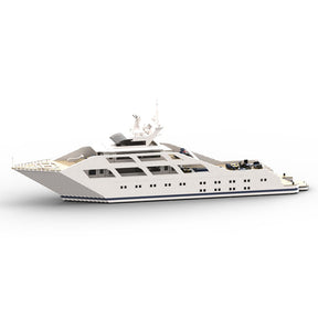 MOC - 69299 Luxury Yacht Model Small Particles - LesDiy - Klemmbausteine