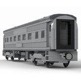 MOC 6wide Santa Fe Passenger Train Carriages - LesDiy - Klemmbausteine