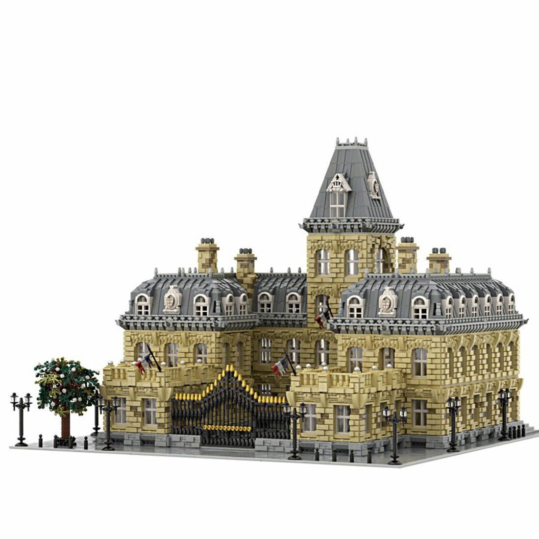 MOC - 70573 Französischer Palast 10 Jähriges Jubiläum - LesDiy - Klemmbausteine