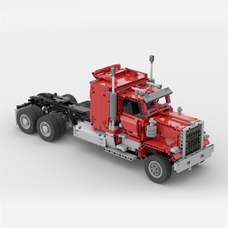 MOC - 72820 Manis Roter Ferngesteuerter LKW Klemmbausteine - LesDiy - Klemmbausteine
