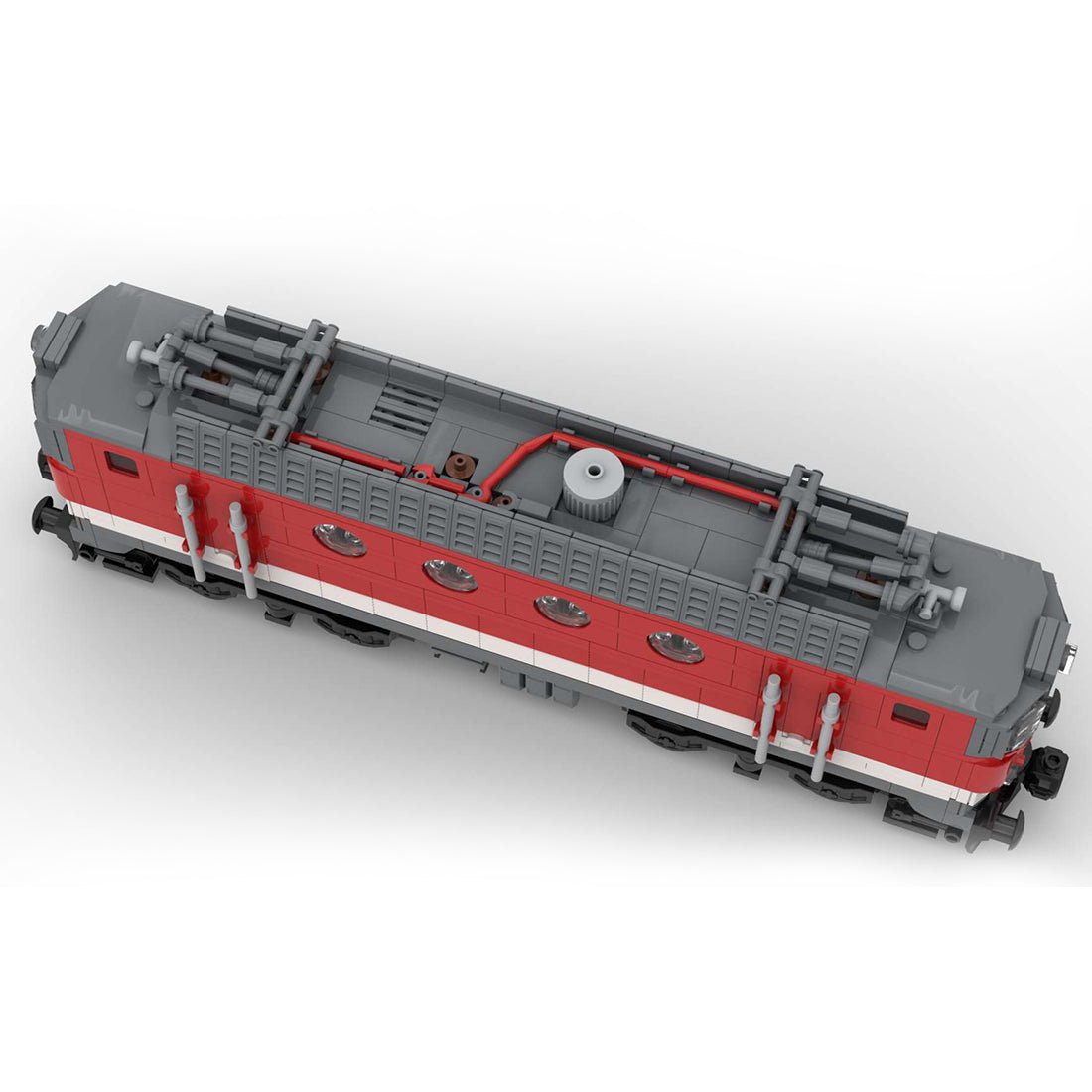 MOC - 73261 6wide Static Version ÖBB BR 1144 Lokomotive ohne Druckteile und Figuren - LesDiy - Klemmbausteine