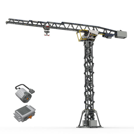 MOC - 74206 42055 - E : Tower Crane Klemmbausteine - LesDiy - Klemmbausteine