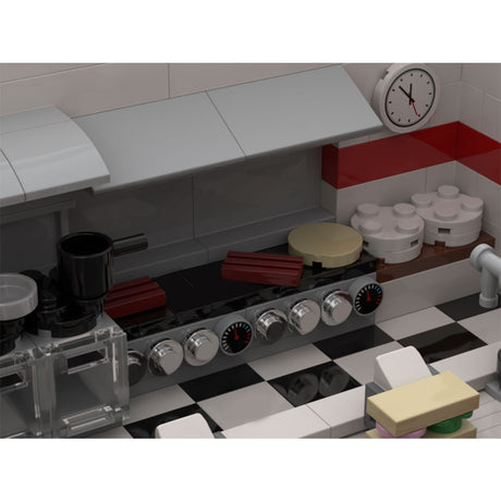 MOC - 74851 Frank's Corner Diner Klemmbausteine - LesDiy - Klemmbausteine