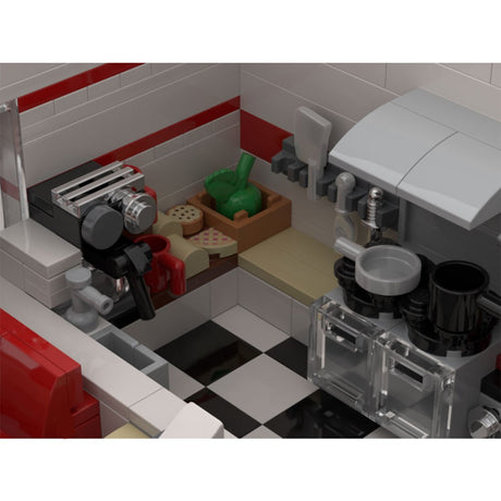 MOC - 74851 Frank's Corner Diner Klemmbausteine - LesDiy - Klemmbausteine