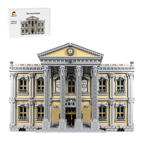 MOC - 77106 Das Gerichtsgebäude (Keine Aufkleber Enthalten) Klemmbausteine - LesDiy - Klemmbausteine