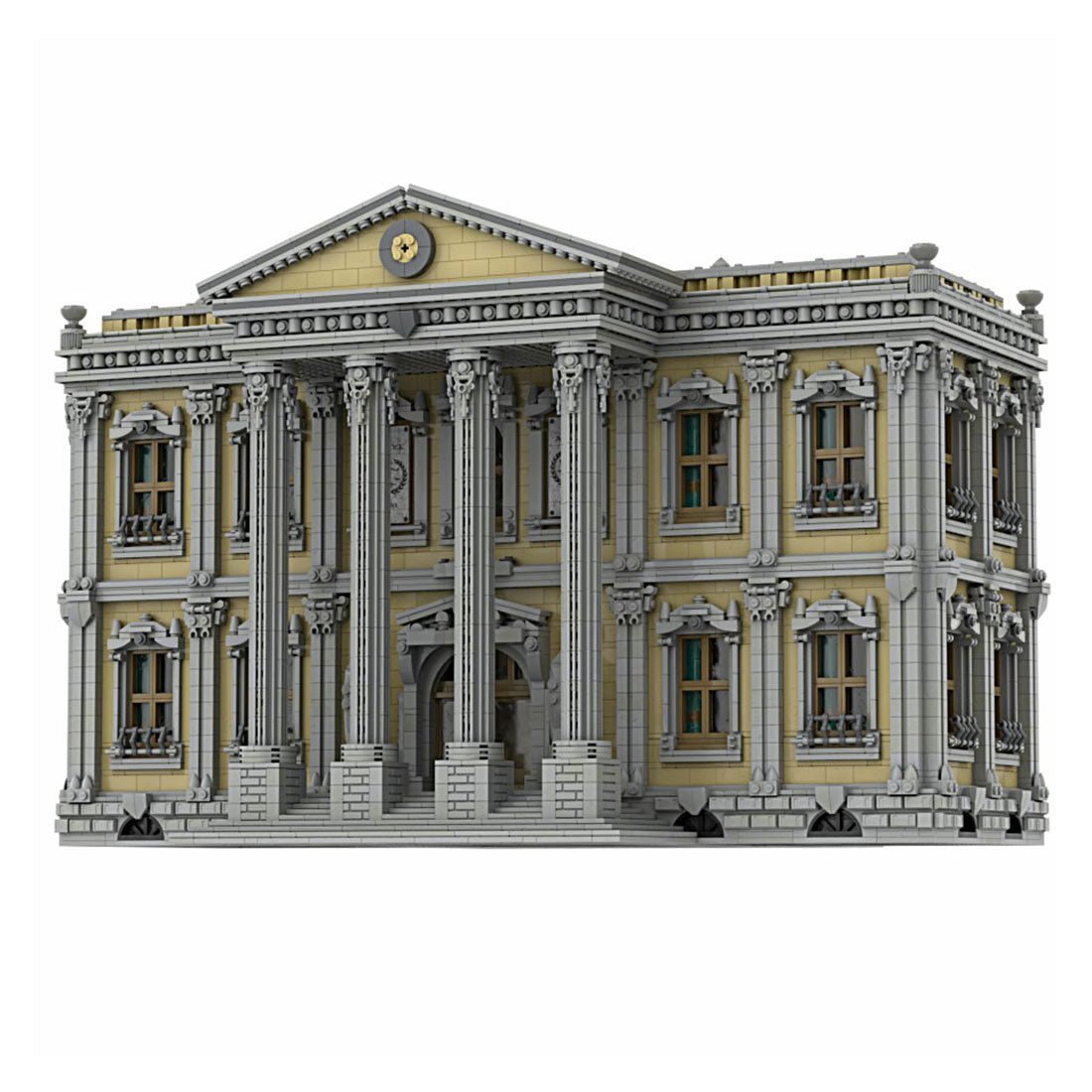 MOC - 77106 Das Gerichtsgebäude (Keine Aufkleber Enthalten) Klemmbausteine - LesDiy - Klemmbausteine