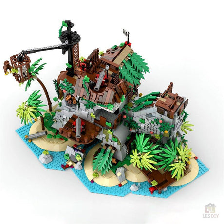 MOC - 77171 Verbotene Insel - LesDiy - Klemmbausteine