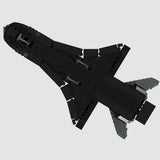 MOC - 77432 X - 37B spaceplane Klemmbausteine - LesDiy - Klemmbausteine