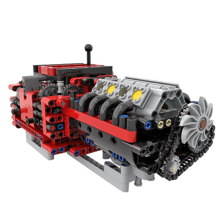 MOC - 79482 GTE Manual 8 Speed Gearbox Klemmbausteine - LesDiy - Klemmbausteine