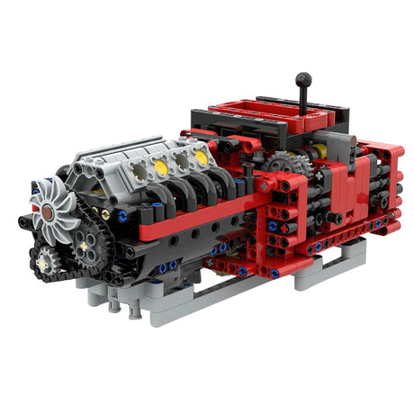 MOC - 79482 GTE Manual 8 Speed Gearbox Klemmbausteine - LesDiy - Klemmbausteine