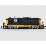 MOC - 79701 Santa Fe GP9 Klemmbausteine - LesDiy - Klemmbausteine