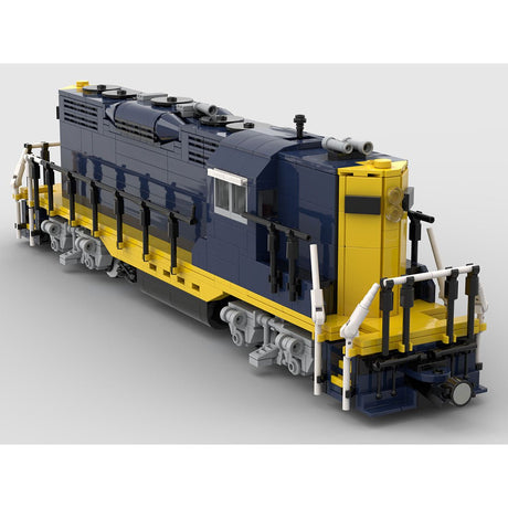 MOC - 79701 Santa Fe GP9 Klemmbausteine - LesDiy - Klemmbausteine