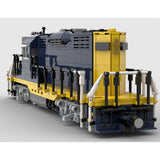 MOC - 79701 Santa Fe GP9 Klemmbausteine - LesDiy - Klemmbausteine