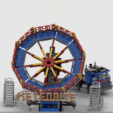 MOC - 80218 Freizeitpark Round - Up Klemmbausteine - LesDiy - Klemmbausteine