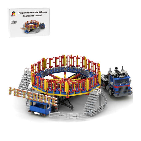 MOC - 80218 Freizeitpark Round - Up Klemmbausteine - LesDiy - Klemmbausteine