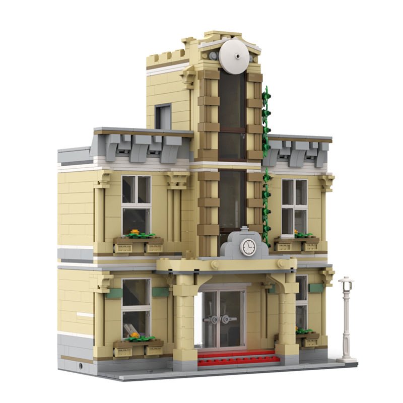 MOC - 80238 Bahnhof 10278 - LesDiy - Klemmbausteine