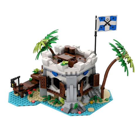 MOC - 80308 Kaiserliche Kanonenbucht Klemmbausteine - LesDiy - Klemmbausteine