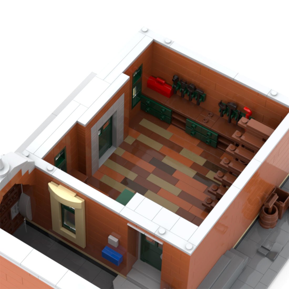 MOC - 81334 Old Workshop Klemmbausteine - LesDiy - Klemmbausteine