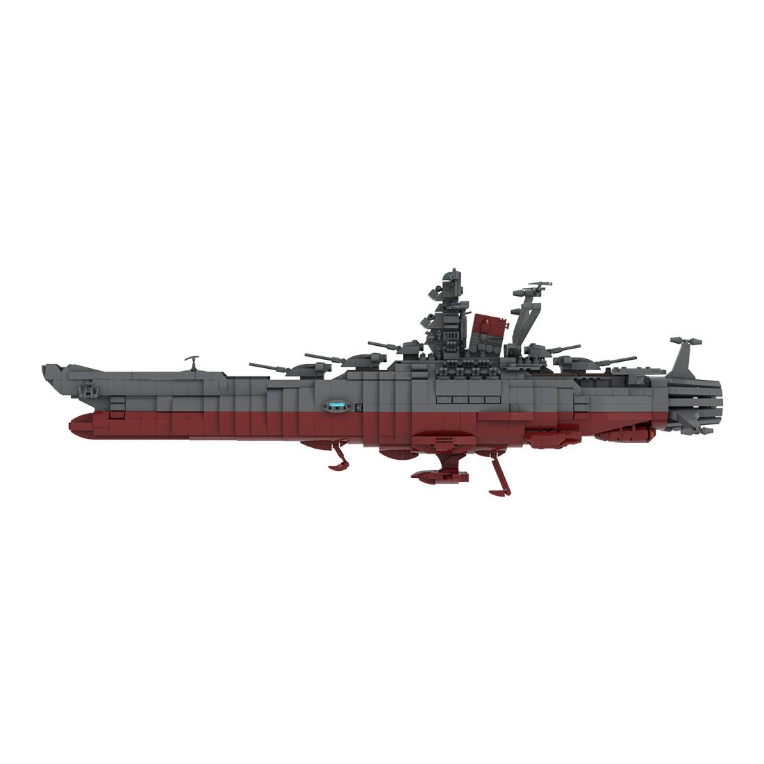 MOC - 81382 Space Battleship Yamato 2199 Klemmbausteine - LesDiy - Klemmbausteine