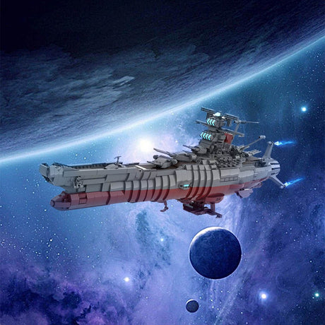 MOC - 81382 Space Battleship Yamato 2199 Klemmbausteine - LesDiy - Klemmbausteine