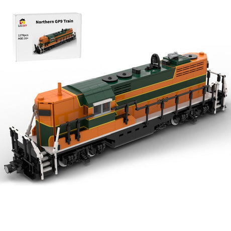 MOC - 82002 Nördlicher GP9 - Zug - LesDiy - Klemmbausteine
