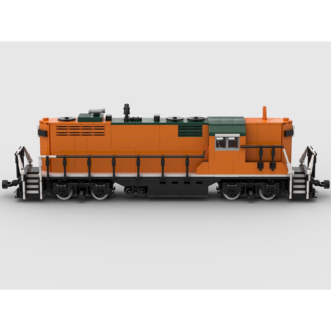 MOC - 82002 Nördlicher GP9 - Zug - LesDiy - Klemmbausteine