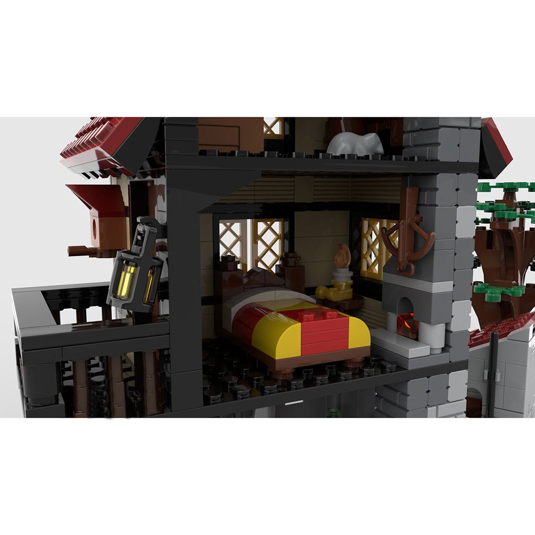MOC - 82740 Mittelalterliches Haus - LesDiy - Klemmbausteine