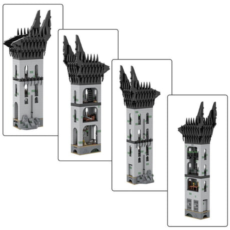 MOC - 84124 UCS Minas Morgul Klemmbausteine - LesDiy - Klemmbausteine