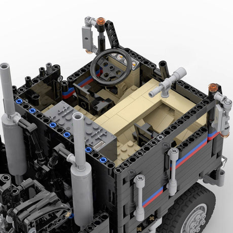 MOC - 84847 Freightliner FLA 9664 Terminator 2 Klemmbausteine - LesDiy - Klemmbausteine