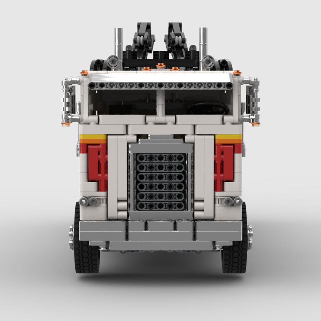 MOC - 85025 Freightliner FLA Abschleppwagen Klemmbausteine - LesDiy - Klemmbausteine