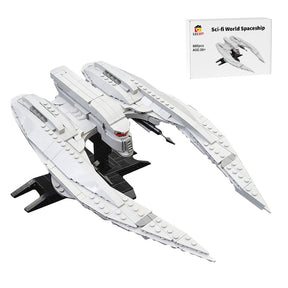 MOC - 85569 MK II Cylon Raider Klemmbausteine - LesDiy - Klemmbausteine