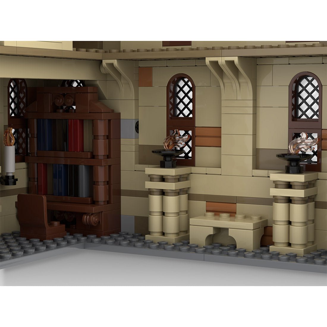 MOC - 87567 Magic Movie Scene Glockenturm Klemmbausteine - LesDiy - Klemmbausteine