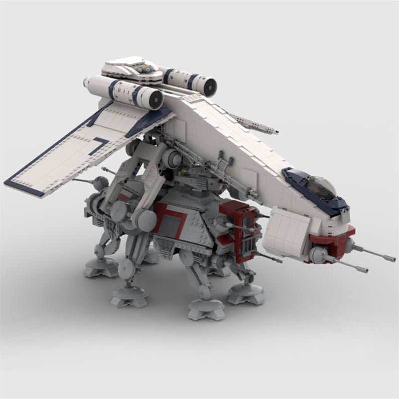 MOC - 87849 Combo AT - TE+Droopship - LesDiy - Klemmbausteine