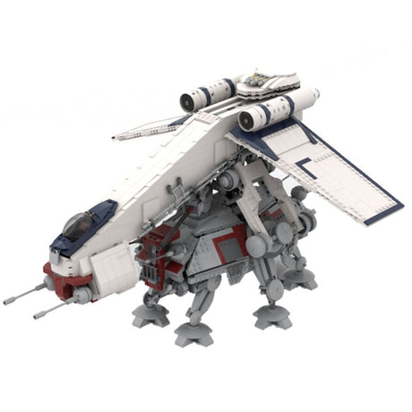 MOC - 87849 Combo AT - TE+Droopship - LesDiy - Klemmbausteine