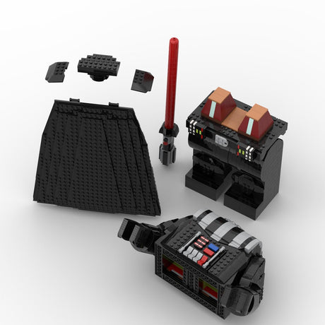 MOC - 88104 Darth Vader Klemmbausteine - LesDiy - Klemmbausteine