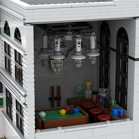 MOC - 88864 Bar & Residential House Klemmbausteine - LesDiy - Klemmbausteine