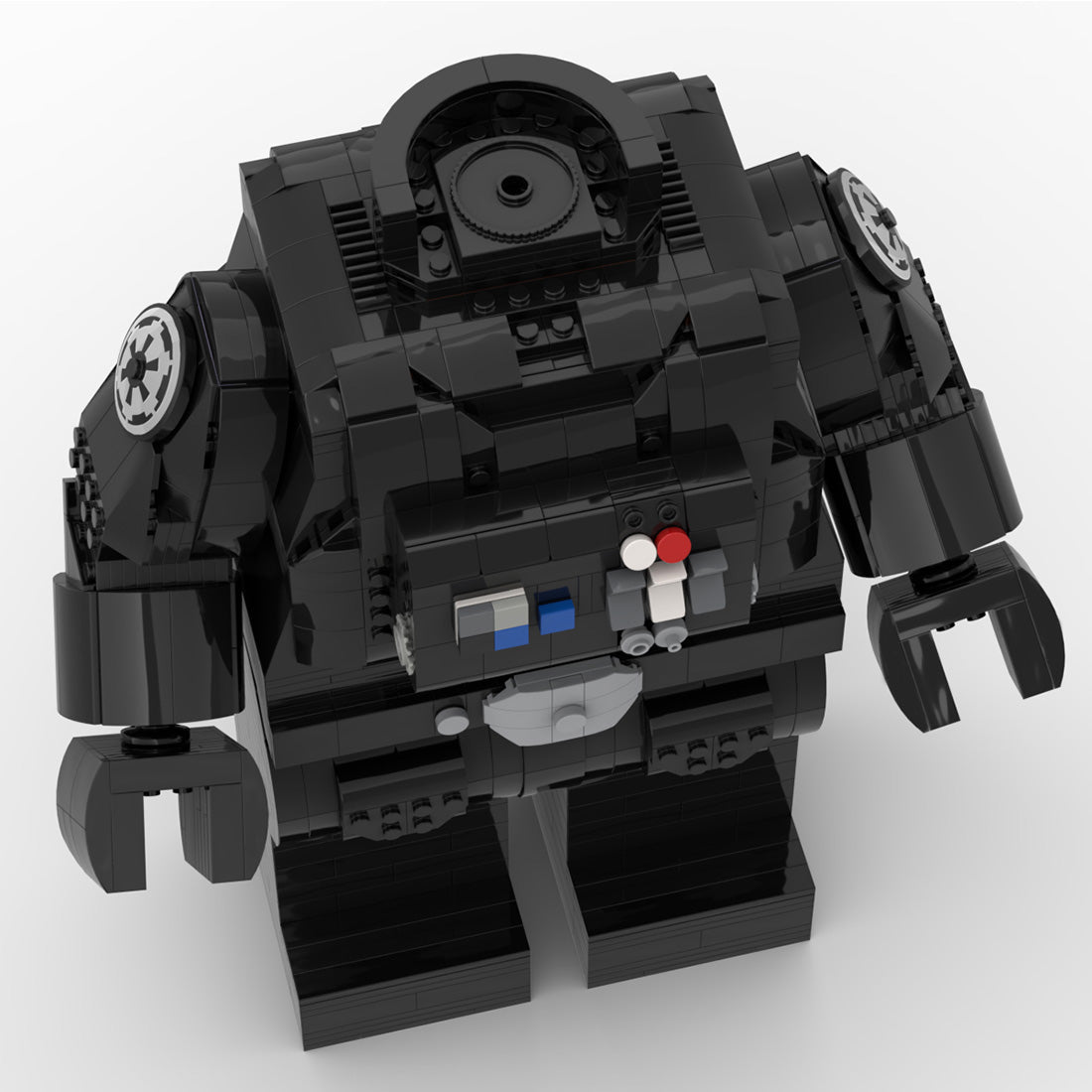 MOC - 88934 Tie Fighter Pilot Klemmbausteine - LesDiy - Klemmbausteine