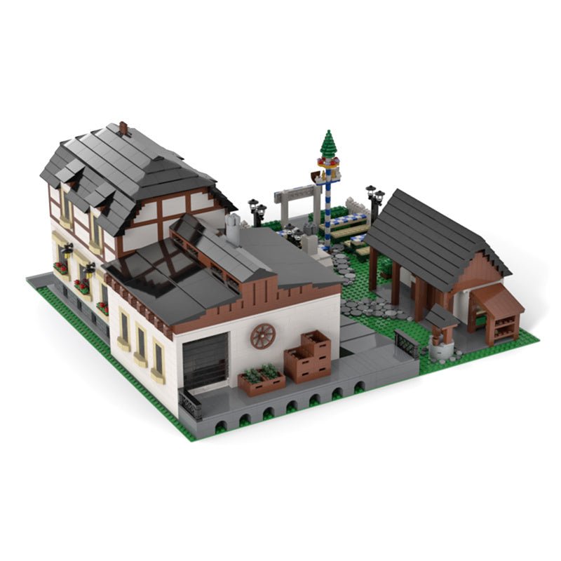 MOC - 90068 Brauerei München Oktoberfest Klemmbausteine - LesDiy - Klemmbausteine
