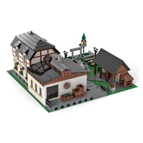 MOC - 90068 Brauerei München Oktoberfest Klemmbausteine - LesDiy - Klemmbausteine