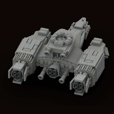 MOC - 90493 USCSS Nostromo - midi - scale Raumschiff Klemmbausteine - LesDiy - Klemmbausteine