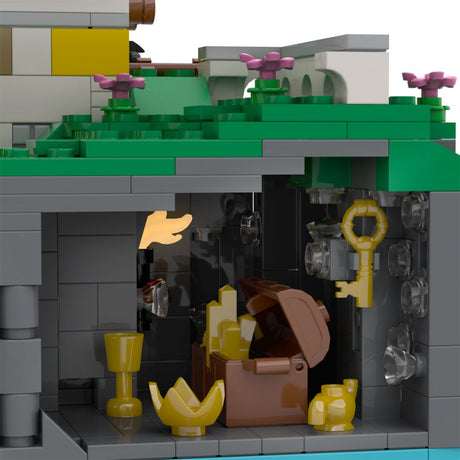 MOC - 90994 The Pirate Series The Conquered Outpost Klemmbausteine - LesDiy - Klemmbausteine