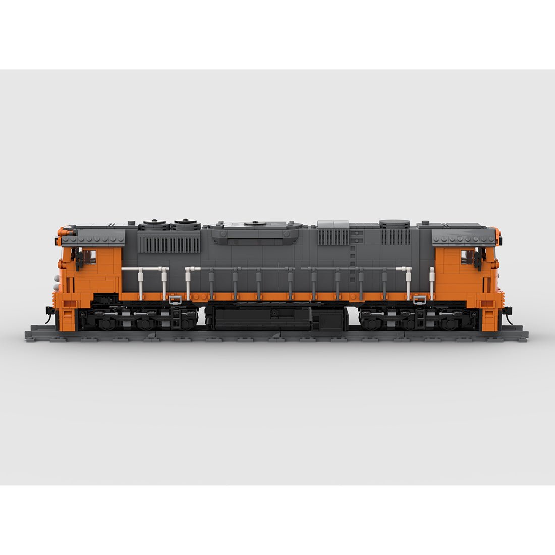 MOC - 94812 Orange N - Klasse Retro - Zug - LesDiy - Klemmbausteine