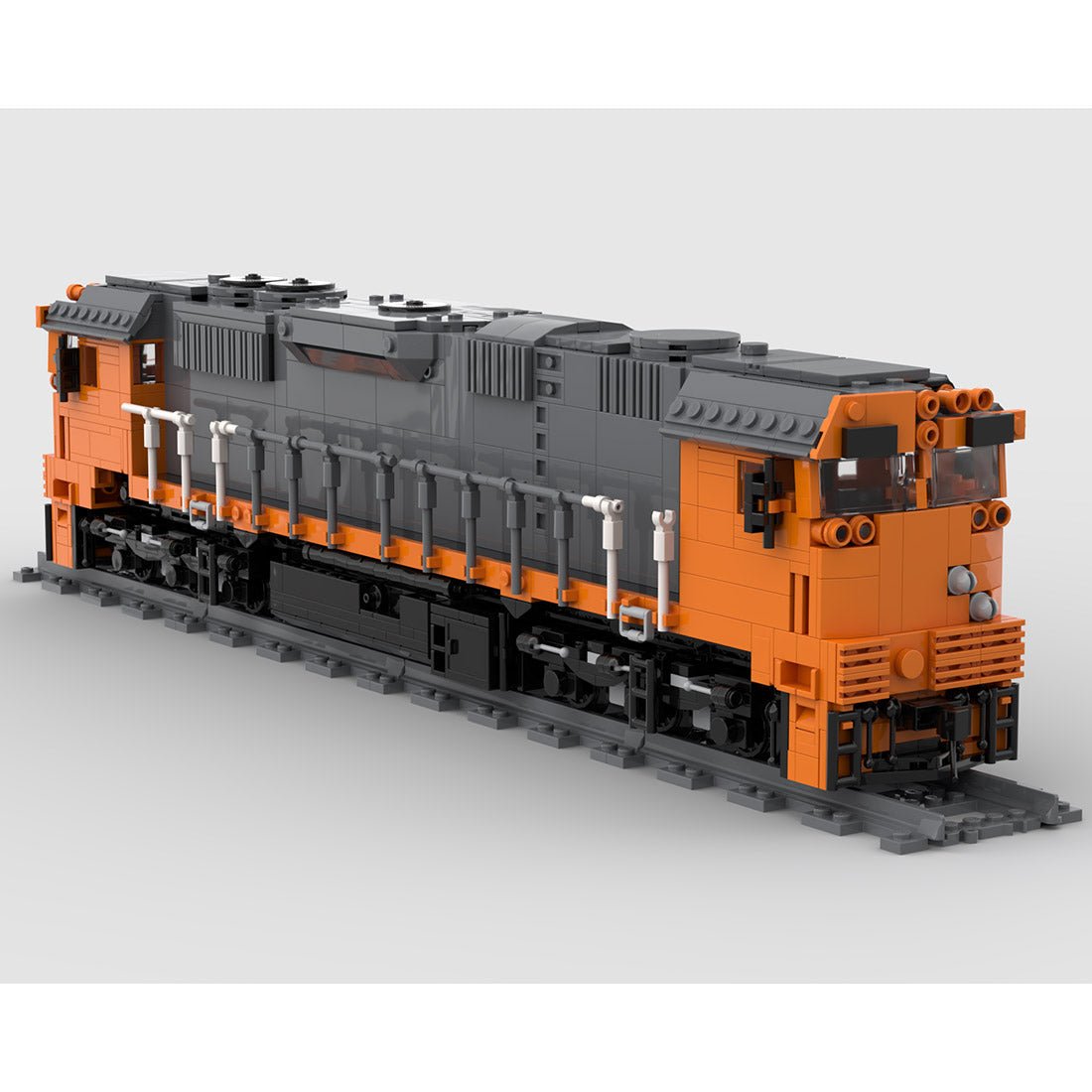 MOC - 94812 Orange N - Klasse Retro - Zug - LesDiy - Klemmbausteine