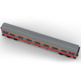 MOC - 97688 6wide Static Edition ÖBB Personenwagen 1. Klasse S ohne Druckteile und Figuren - LesDiy - Klemmbausteine