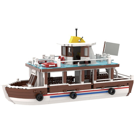 MOC - 97902 FERRY BOAT Klemmbausteine - LesDiy - Klemmbausteine