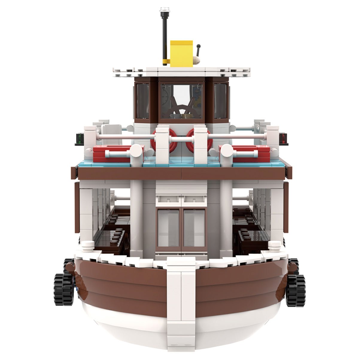MOC - 97902 FERRY BOAT Klemmbausteine - LesDiy - Klemmbausteine
